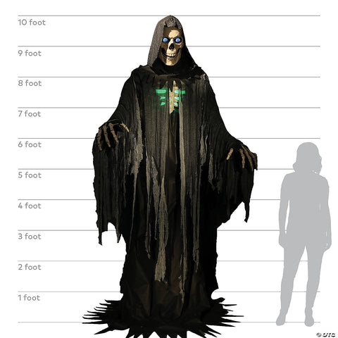 10' Towering Reaper Animated Prop | Horror-Shop.com