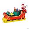 10-Foot Giant Inflatable Santa Sleigh 