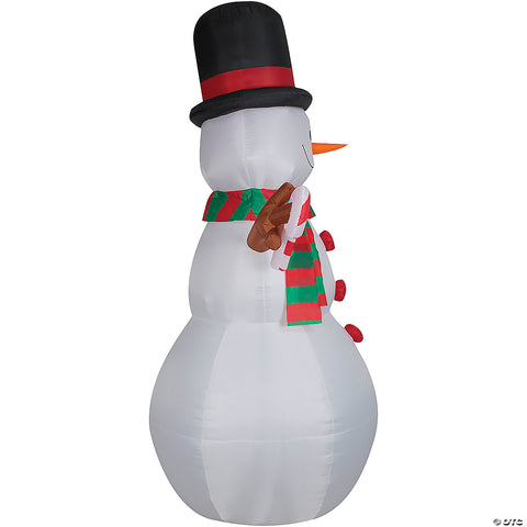 Airblown Swiveling Snowman Inflatable | Horror-Shop.com