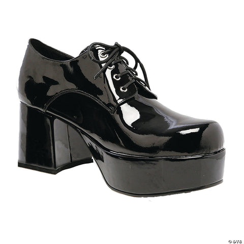 Men's Patent Leather Platform Shoe | Horror-Shop.com