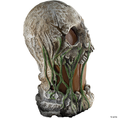 12" Flaming Rotted Skull Animated Prop | Horror-Shop.com