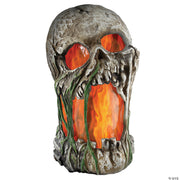 12-flaming-rotted-skull-animated-prop