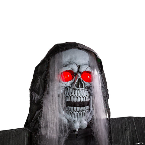 12 Ft. Standing Body Turning Grim Reaper Halloween Decoration | Horror-Shop.com