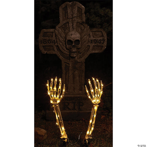 15-inch Skeleton Arms Light up Yard Décor | Horror-Shop.com
