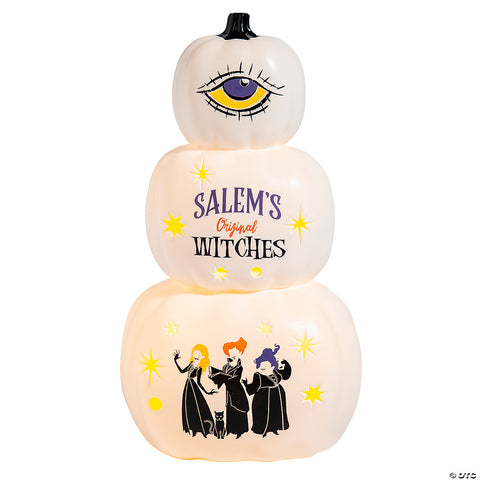 18" Hocus Pocus™ Light-Up Stacked Pumpkins Tabletop Decoration | Horror-Shop.com