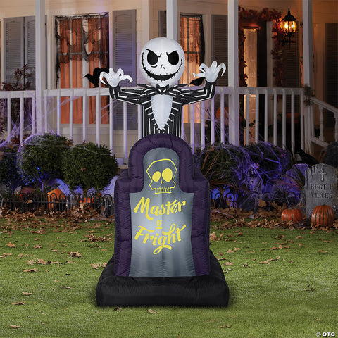 6' Airblown Pop-Up Jack Skellington | Horror-Shop.com