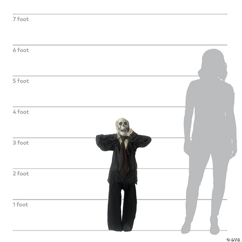 43 Inch Hanging Skull Man Animated | Horror-Shop.com