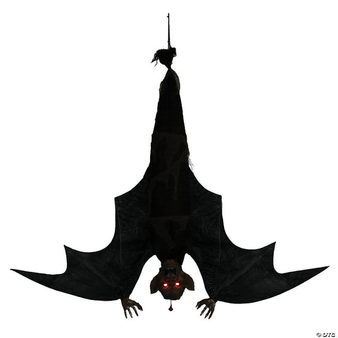 46" Menacing Hanging Bat Halloween Decoration | Horror-Shop.com