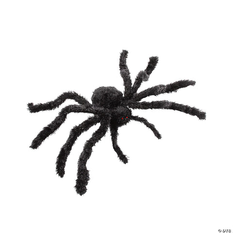 31 1/2" x 7 3/4" Light-Up Animated Walking Fuzzy Spider Halloween Decoration | Horror-Shop.com