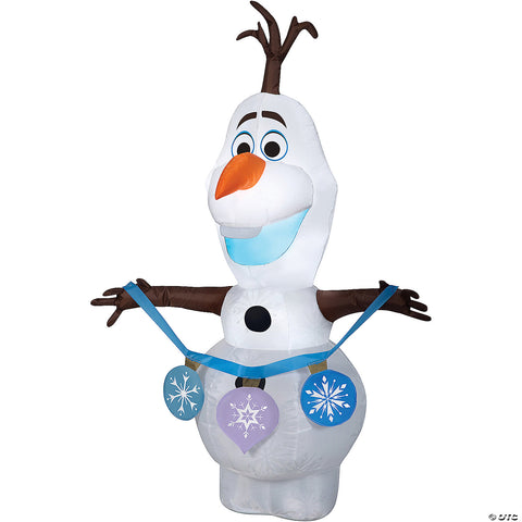 Airblown Olaf with Ornaments Inflatable