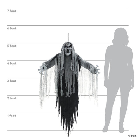 60" Ghostly Howling Phantom Hanging Halloween Decoration | Horror-Shop.com