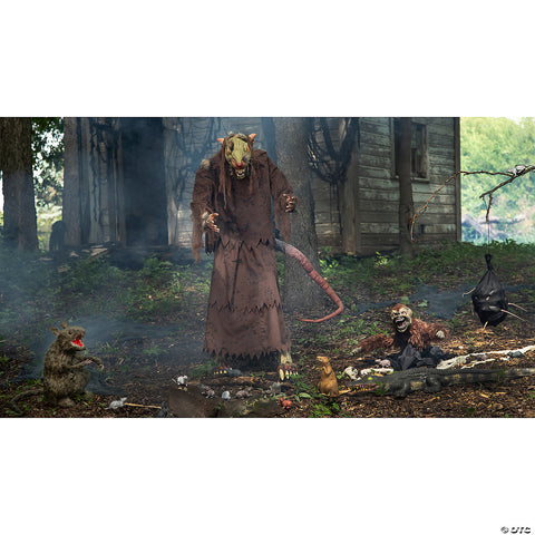 60" Mangey Rat Animated Prop Halloween Decoration | Horror-Shop.com
