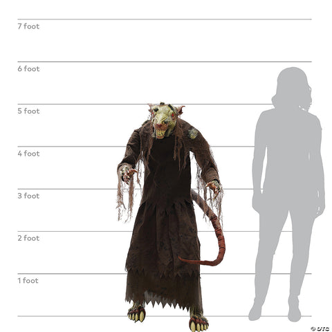 60" Mangey Rat Animated Prop Halloween Decoration | Horror-Shop.com