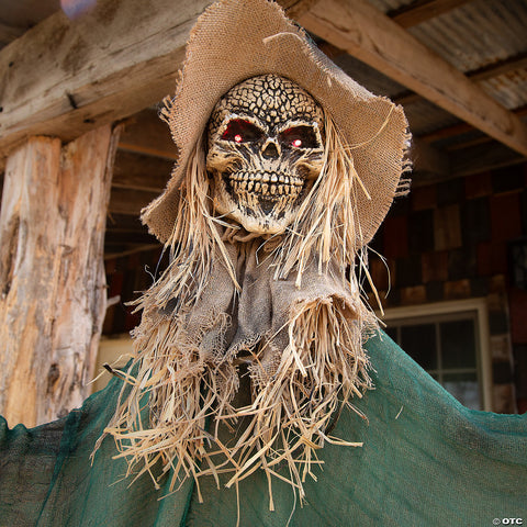 66” Hanging Animated Skeleton Witch Halloween Decoration | Horror-Shop.com