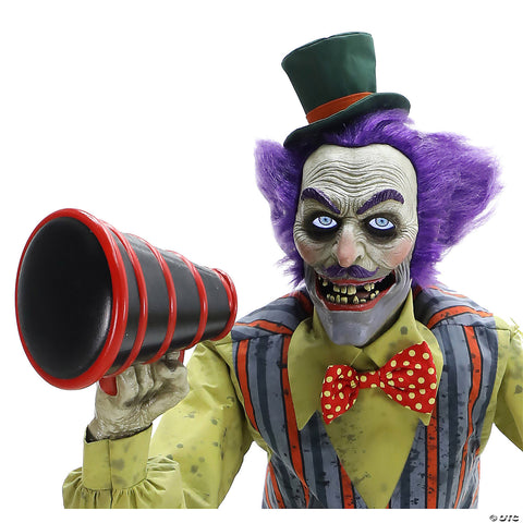 6 Ft. Animated Servo Carnival Barker Halloween Decoration | Horror-Shop.com