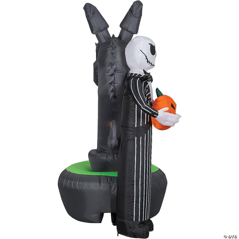 Projection Airblown Jack Skellington Inflatable | Horror-Shop.com