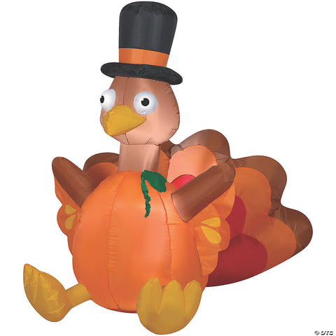 Airblown Pumpkin Turkey - Medium