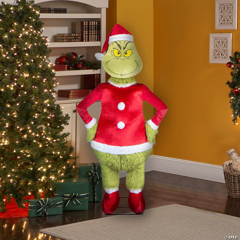 71" Dr. Seuss™ How the Grinch Stole Christmas™ The Grinch Animated Christmas Prop | Horror-Shop.com
