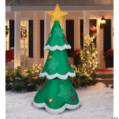 Airblown Mixed Media Christmas Tree Inflatable | Horror-Shop.com