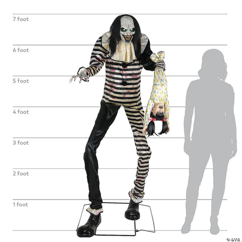 7' Animated Sweet Dreams Clown Prop | Horror-Shop.com