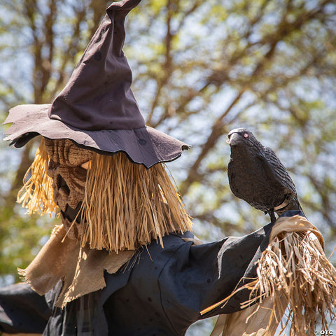 96" Staked Scarecrow Animated Halloween Prop | Horror-Shop.com