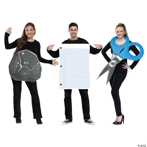 Rock, Paper, Scissors Couple Costume