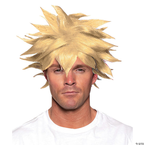 Adults Blonde Spikey Animé Wig