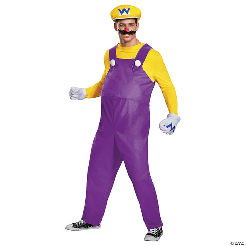 Adults Deluxe Super Mario Bros.™ Wario Costume - XXL