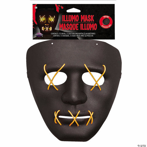 Adults Light-Up Illumo String Full Mask - One Size