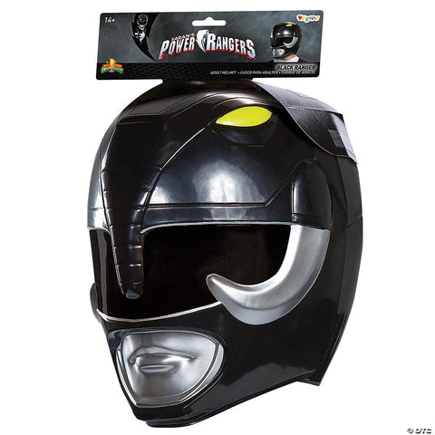 Black Ranger Helmet - Adult - Mighty Morphin | Horror-Shop.com