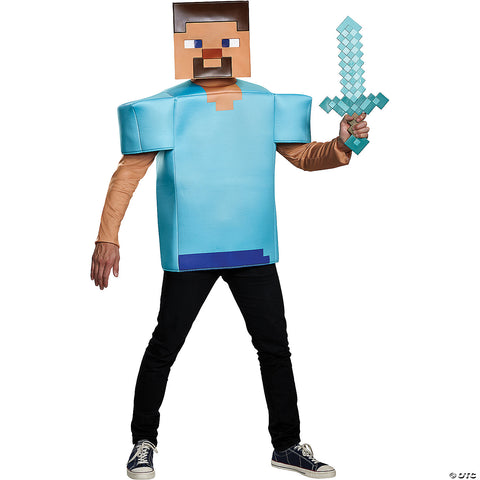 Men's Steve Classic Costume - Minecraft