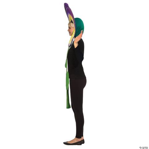 Purple Pansy Flower Adult Costume | Horror-Shop.com