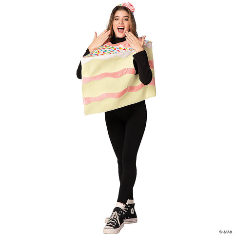 Slice of Pink Cake Adult Costume
