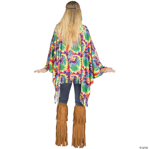 Poncho Tie-Dye Hippie | Horror-Shop.com