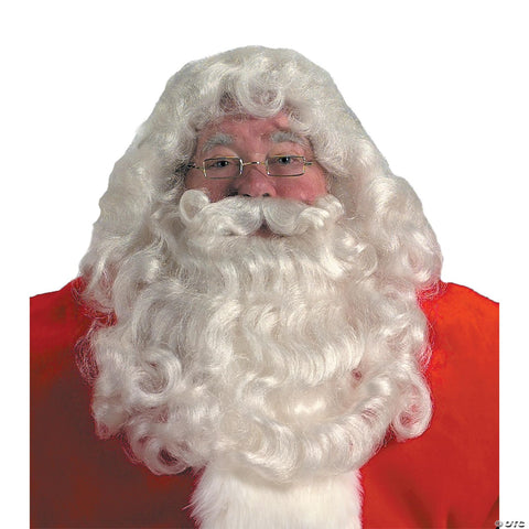 Professional Santa Wig & Beard Set | Horror-Shop.com