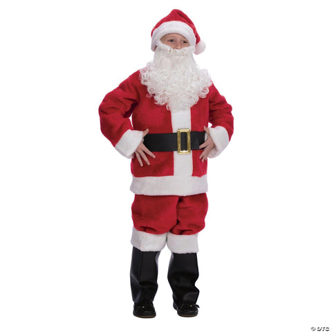 Kids Plush Santa Suit - Extra Large 10-12