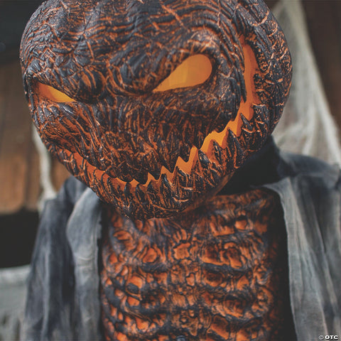 7' Scorched Scarecrow Animated Prop - WITHOUT FOG MACHINE | Horror-Shop.com