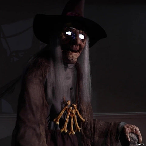 Animated Witch Prop with Servo-Motor | Horror-Shop.com