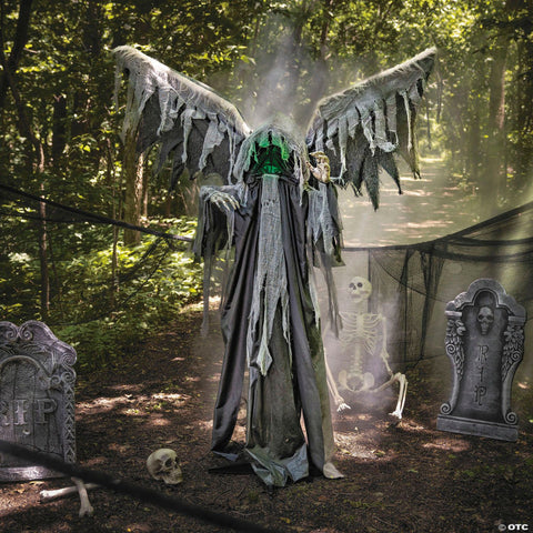 5 Ft. 8" Reaper with Animated Wings Halloween Decoration