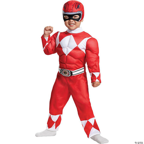 Red Power Ranger Muscle Costume - Mighty Morphin | Horror-Shop.com