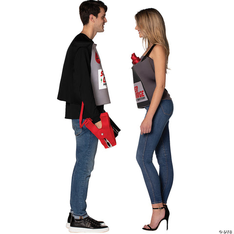 Battery & Jumper Cables Couple Costume - Adult | Horror-Shop.com