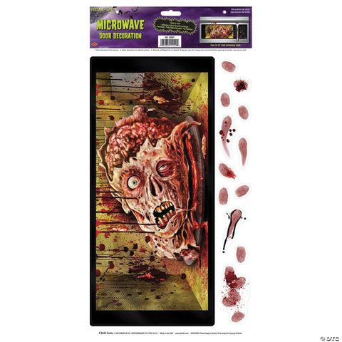 Microwave Door Decal Halloween Décor