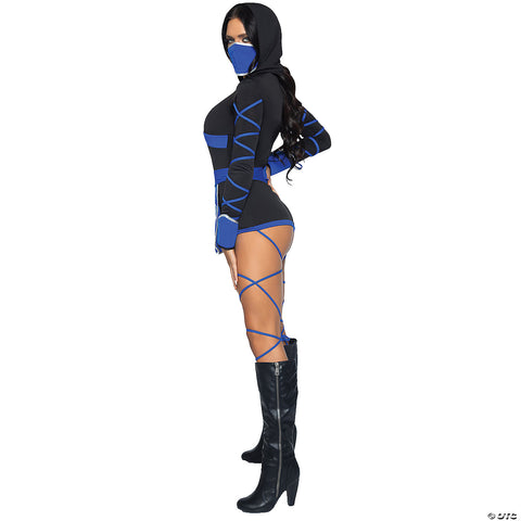 Adult Ninja 3PC Black/Blue | Horror-Shop.com