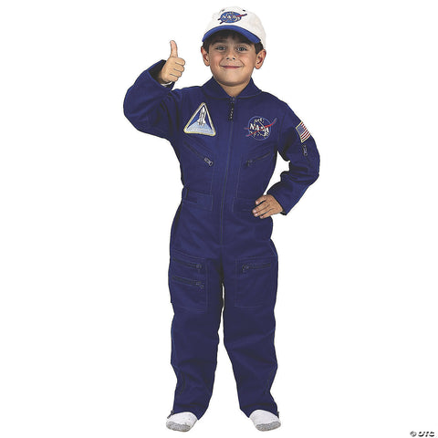 Boy's NASA Astronaut Flight Suit Costume - Medium | Horror-Shop.com