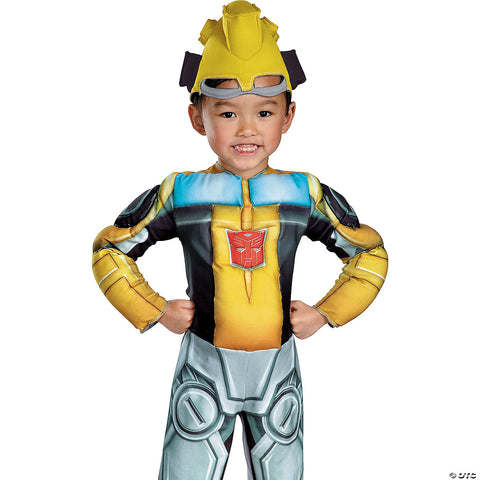 Boy's Bumblebee Rescue Bot Toddler Muscle Costume | Horror-Shop.com