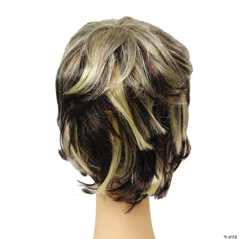 Choppy Layered Brown Wig | Horror-Shop.com
