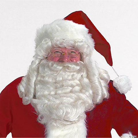 Burgundy Velvet Santa Hat | Horror-Shop.com