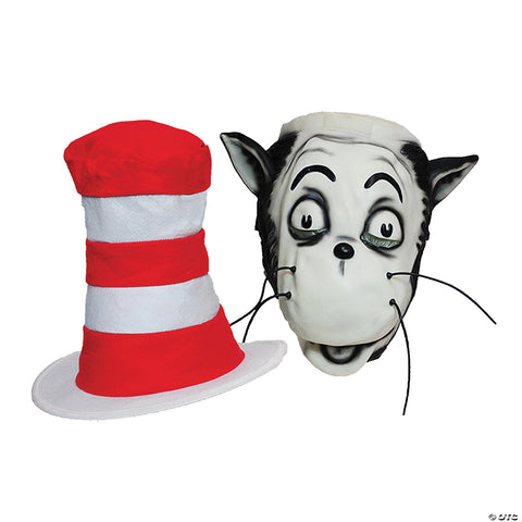 Cat In The Hat Mask And Hat | Horror-Shop.com
