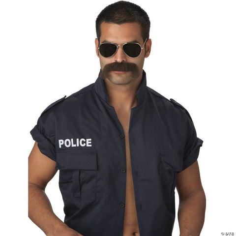 Adults Dark Brown The Man Walrus Mustache