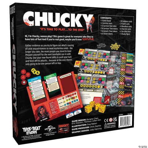 Child’s Play™ Chucky Board Game for 2 to 4 Players | Horror-Shop.com